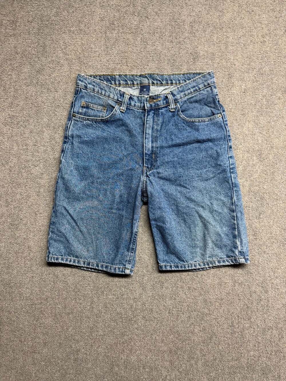 Full Blue Denim Shorts Size 32 Blue Cotton Jorts